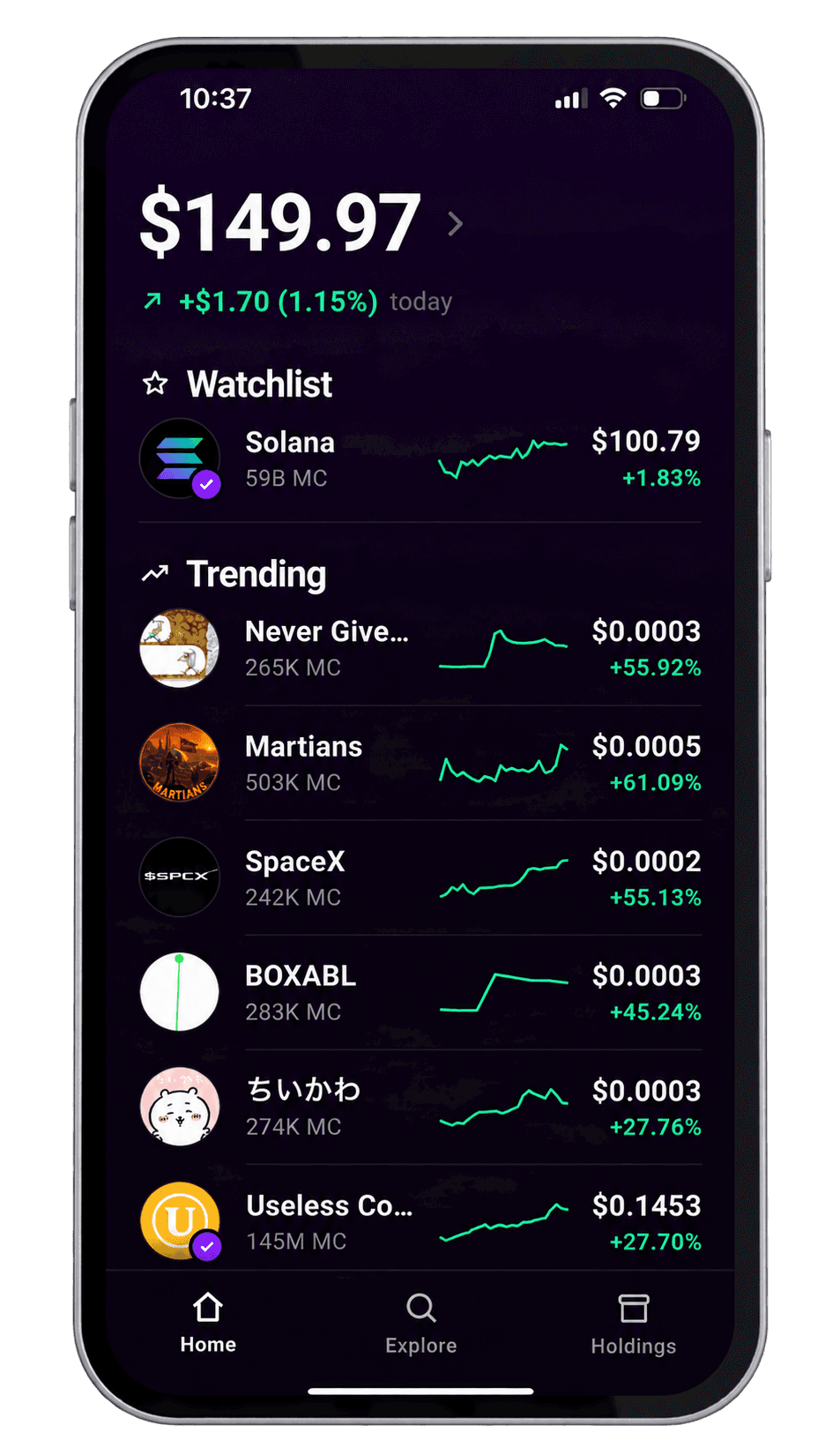 Pluto app preview